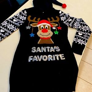 Christmas “Santa’s Favorite” warm cozy dress!!